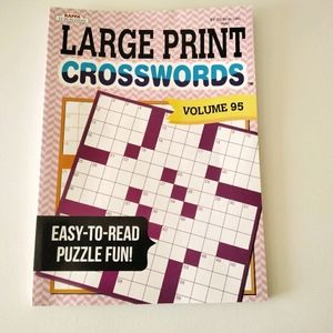 LARGE PRINT CROSSWORDS